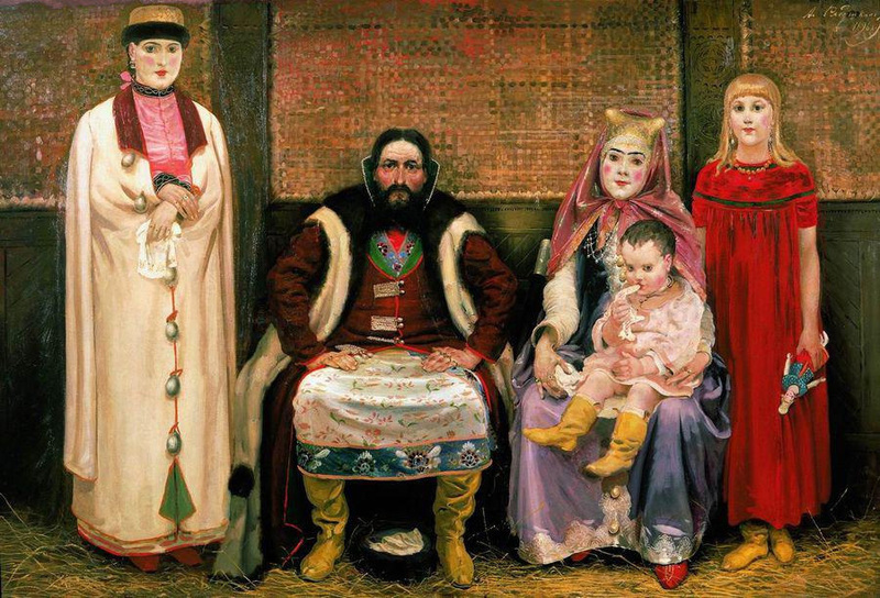 А.П. Рябушкин. Семья купца в XVII веке | izi.TRAVEL