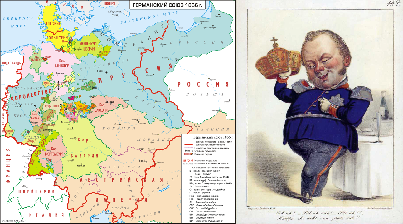 Воссоединение италии и объединение германии