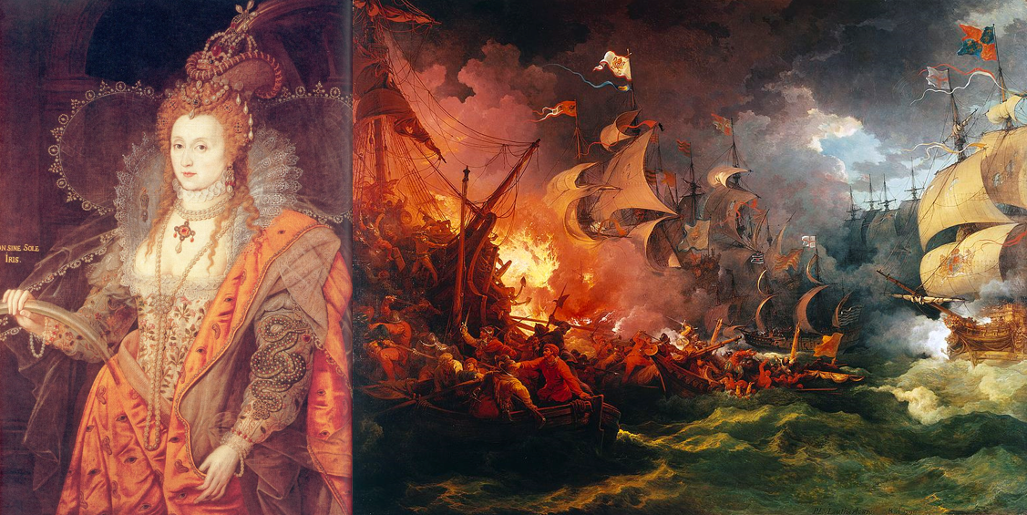 Разгром непобедимой армады кто. Картина непобедимая Армада 1590.