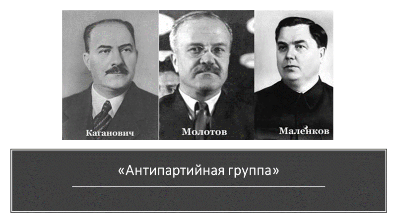 Внутрипартийная борьба за власть после смерти И.В.Сталина — что это,  определение и ответ